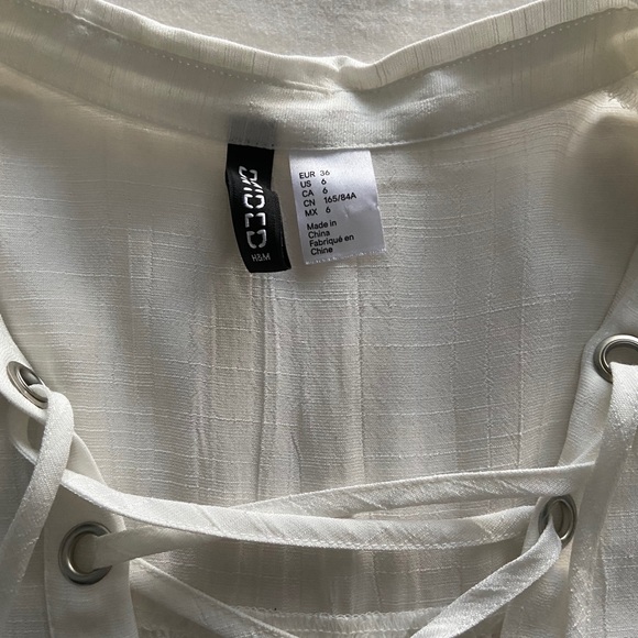 Lace up blouse - Picture 3 of 3